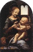  Leonardo  Da Vinci Madonna Benois Madonna with a Flower oil